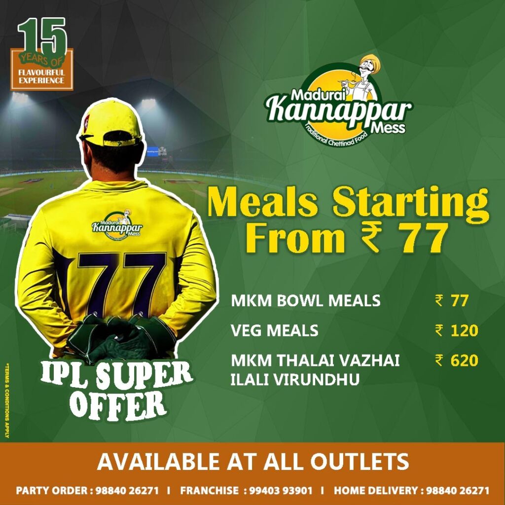 IPL Super Offer: Score Big with Delicious Meals